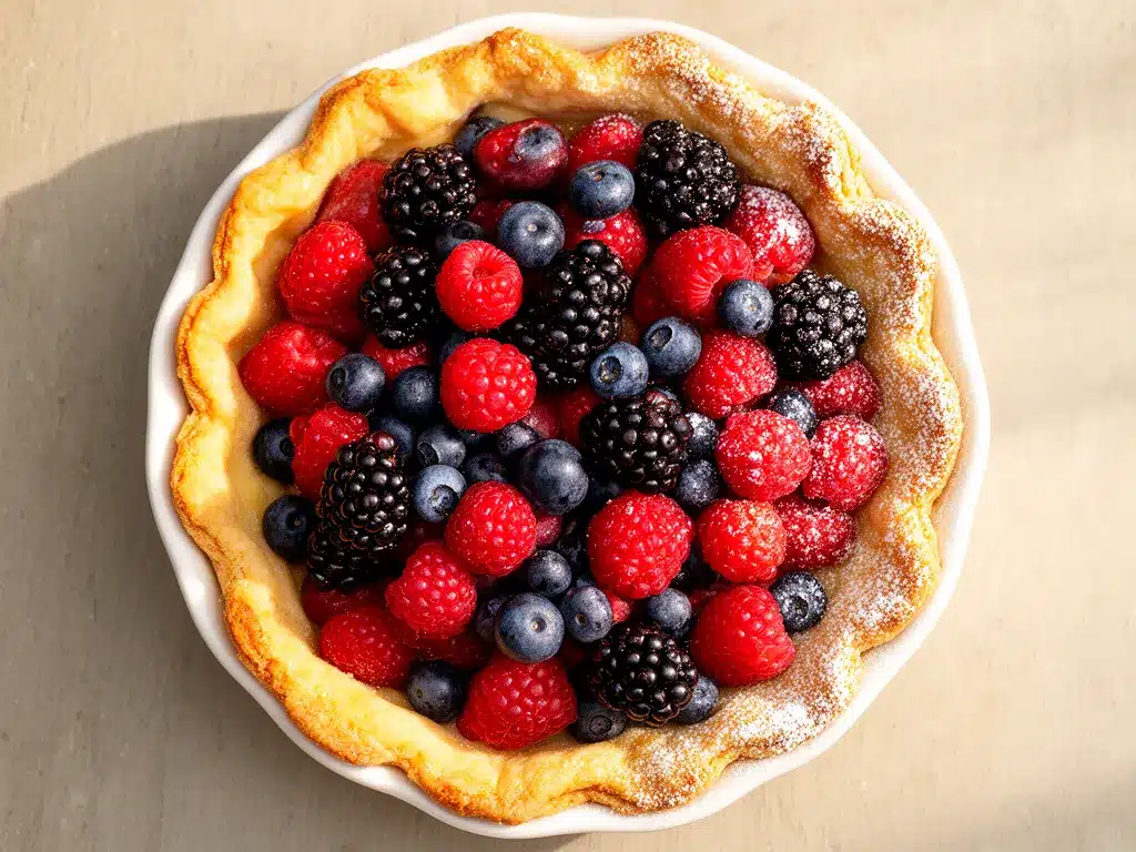 Buttrige Mürbeteig-Tarte mit Beeren: Einfaches Rezept 4 buttrige Mürbeteig-Tarte mit Beeren preparation steps