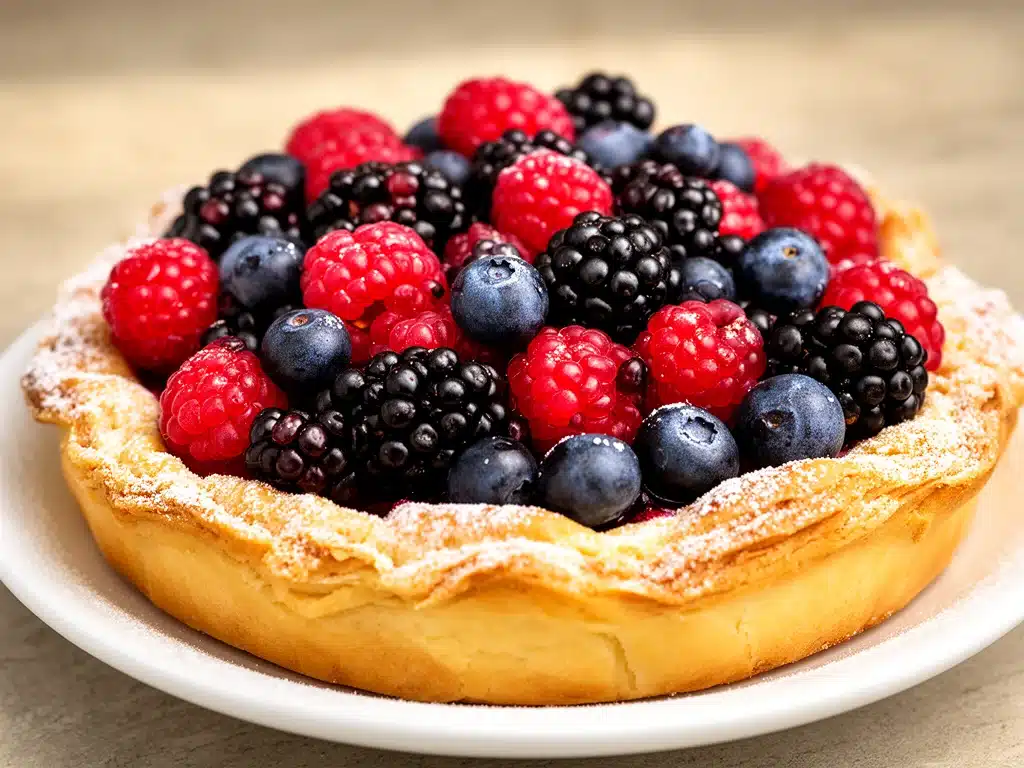 buttrige Mürbeteig-Tarte mit Beeren - featured image