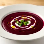 Cremige Rote-Bete-Suppe mit Meerrettich - featured image