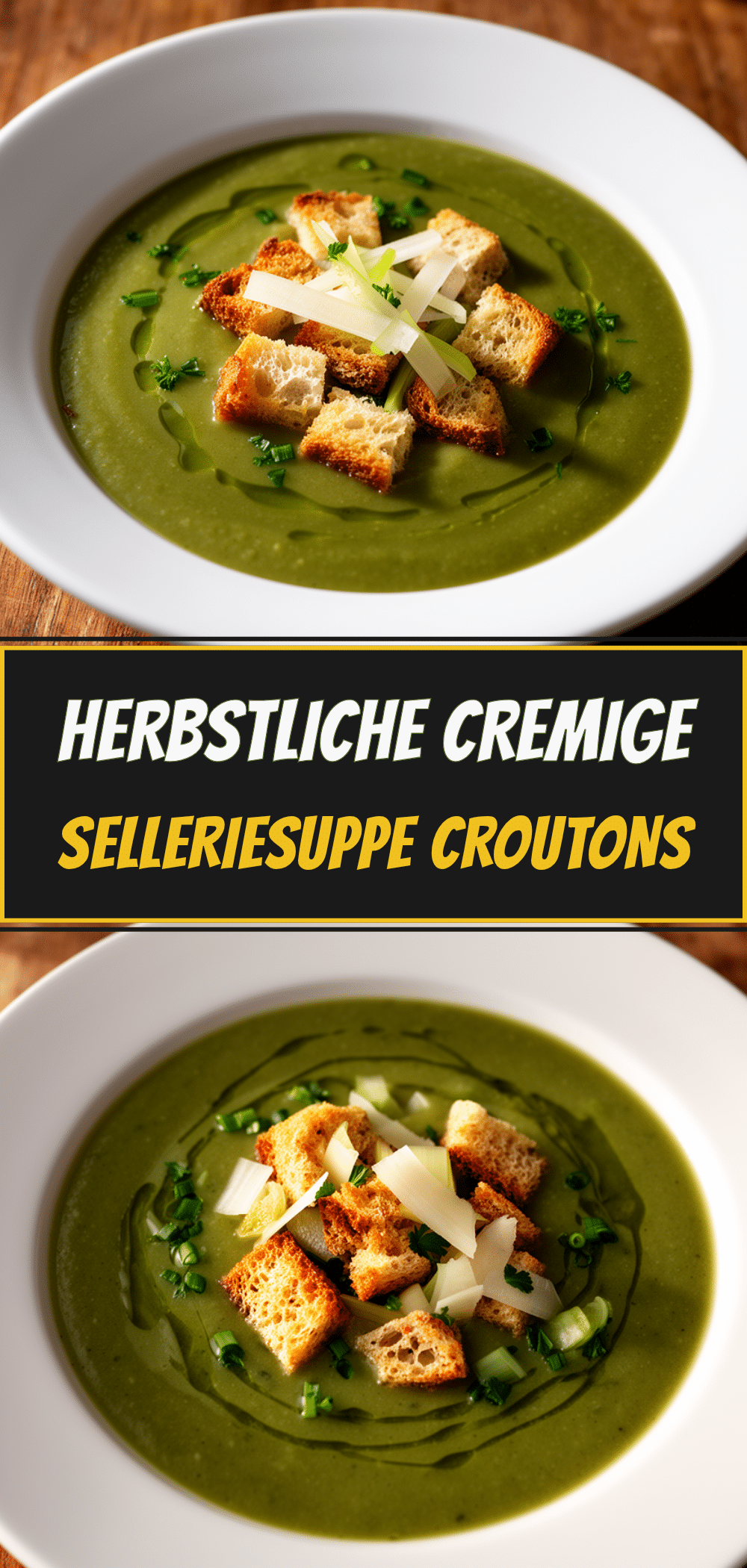 Cremige Selleriesuppe mit Croutons: Das perfekte Herbstrezept 5 Cremige Selleriesuppe mit Croutons recipe