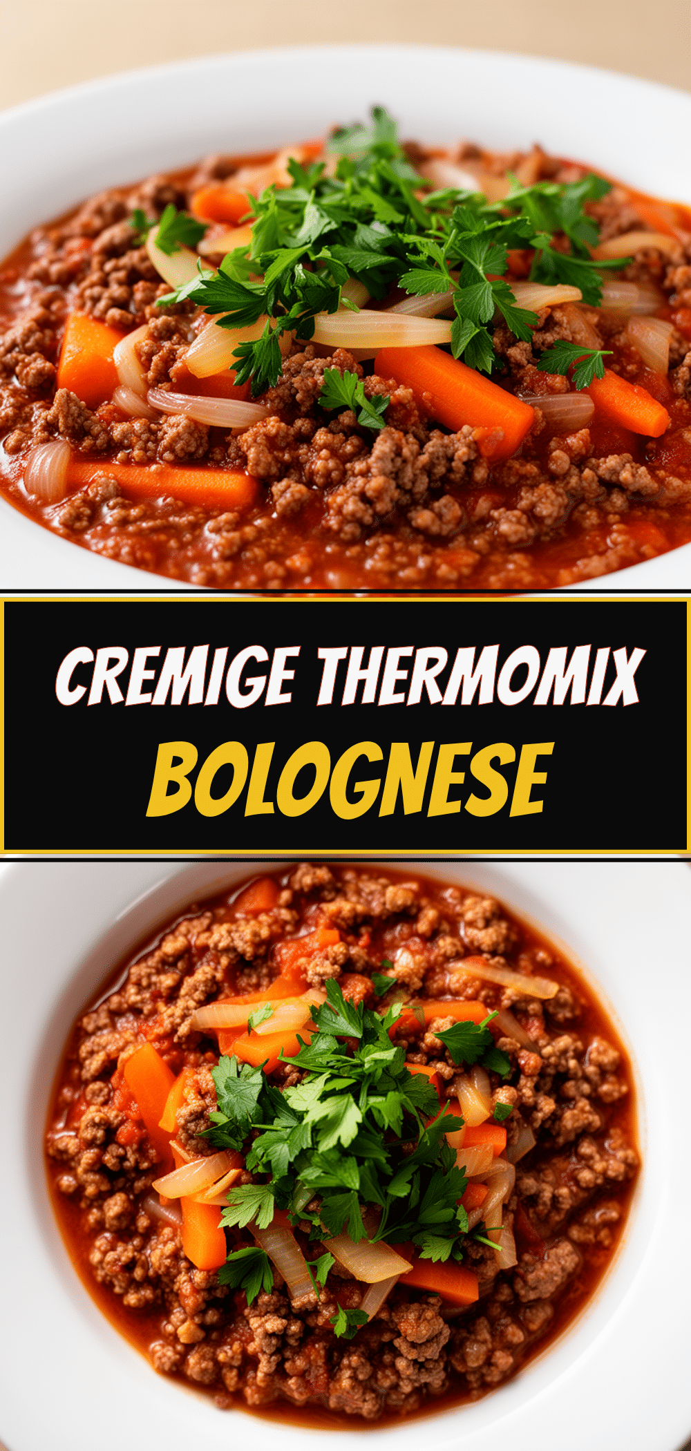 Cremige Thermomix Bolognese: Das beste Rezept in 30 Min 5 cremige Thermomix Bolognese recipe