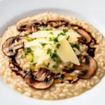 cremiges Pilzrisotto mit Parmesan - featured image