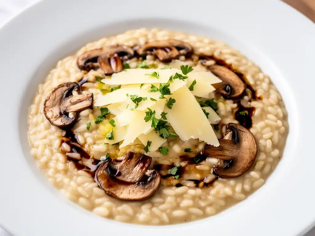 Startseite 9 cremiges Pilzrisotto mit Parmesan - featured image