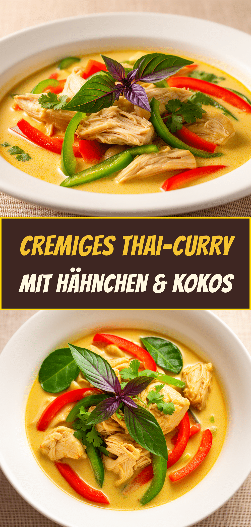 Cremiges Thai-Curry mit Hähnchen: 20 Min. Rezept 5 Cremiges Thai-Curry mit Hähnchen recipe