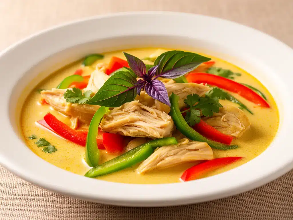 Cremiges Thai-Curry mit Hähnchen - featured image