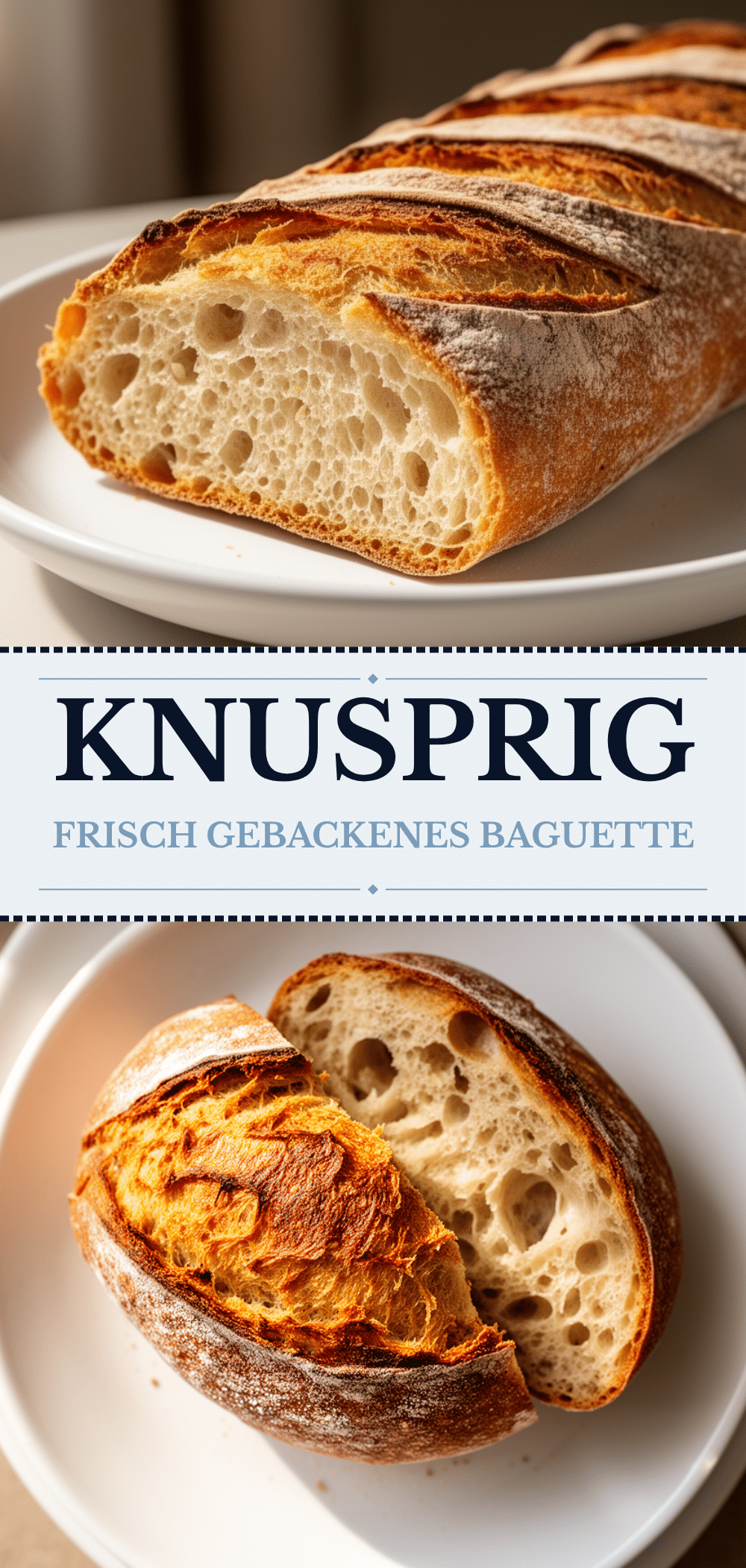 Einfaches Knuspriges Baguette Selbst Gebacken: 5-Schritte Rezept 5 Einfaches Knuspriges Baguette Selbst Gebacken recipe