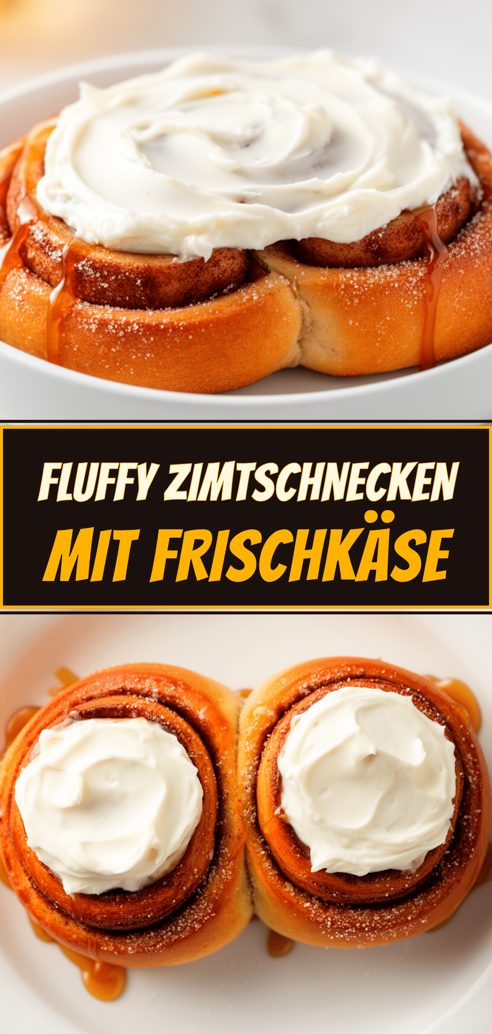 Fluffige Zimtschnecken mit Frischkäse-Frosting: 15 Min. Rezept 5 Fluffige Zimtschnecken mit Frischkäse-Frosting recipe