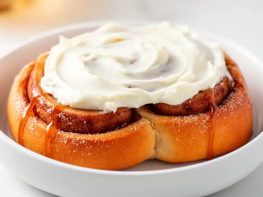 Fluffige Zimtschnecken mit Frischkäse-Frosting - featured image