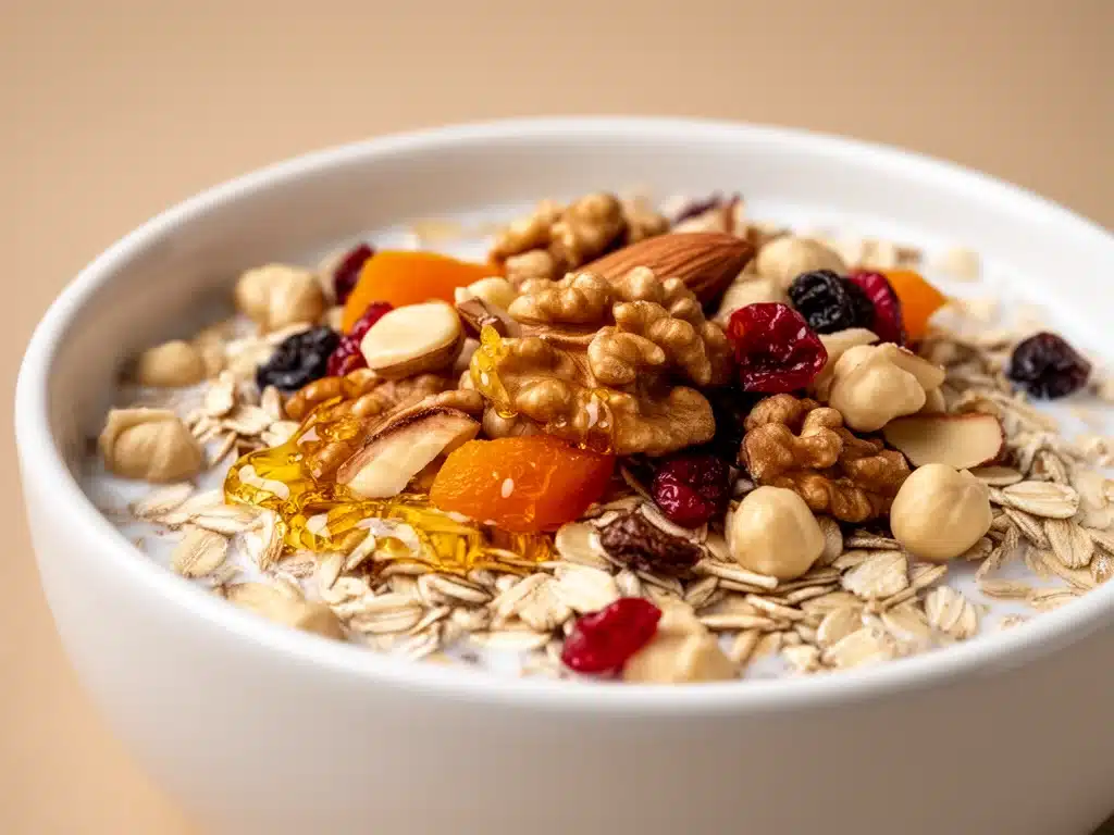 Gesundes Müsli mit Nüssen - featured image