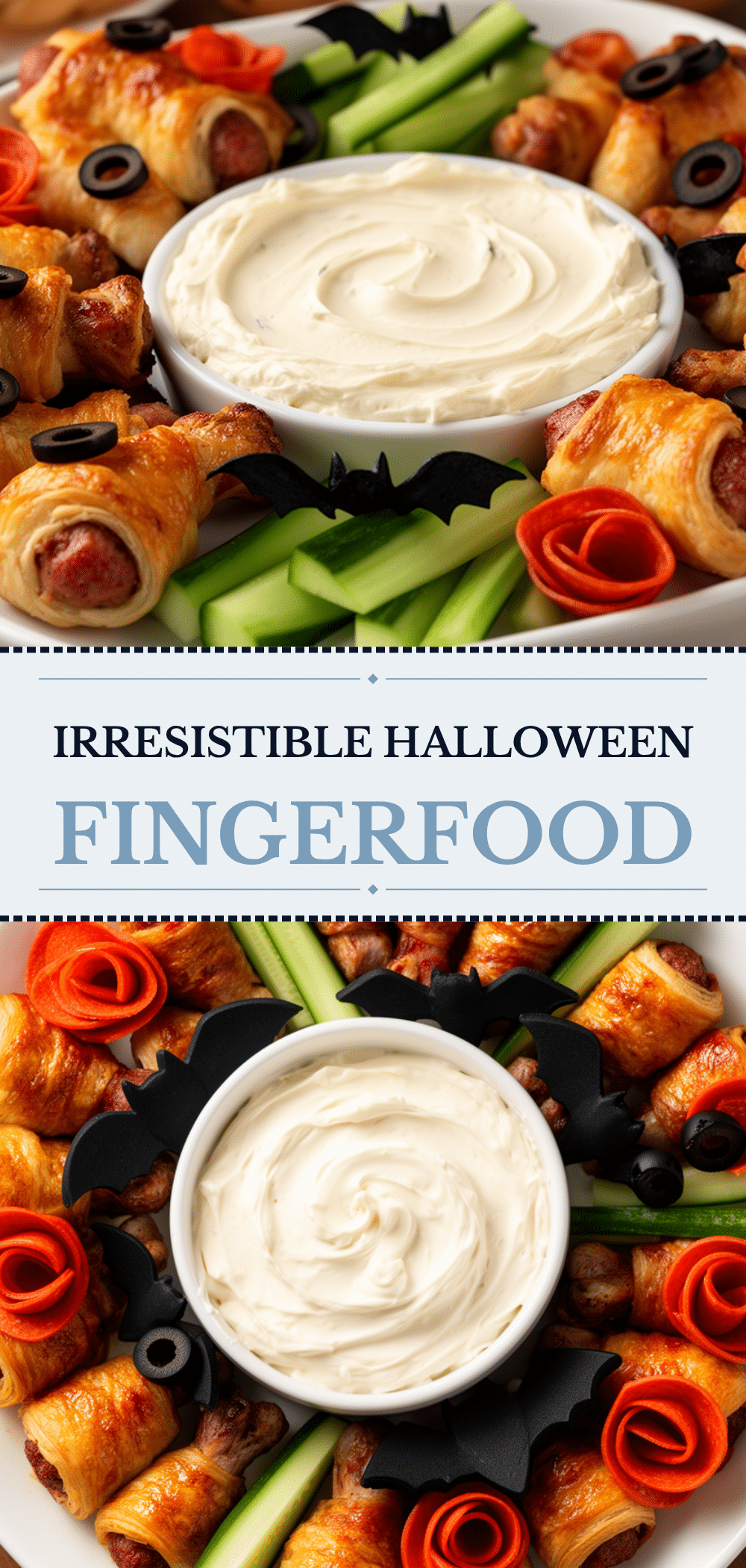 Halloween Fingerfood Platte: 5 Perfekte Cremige Frischkäse Snacks 5 Halloween Fingerfood Platte recipe