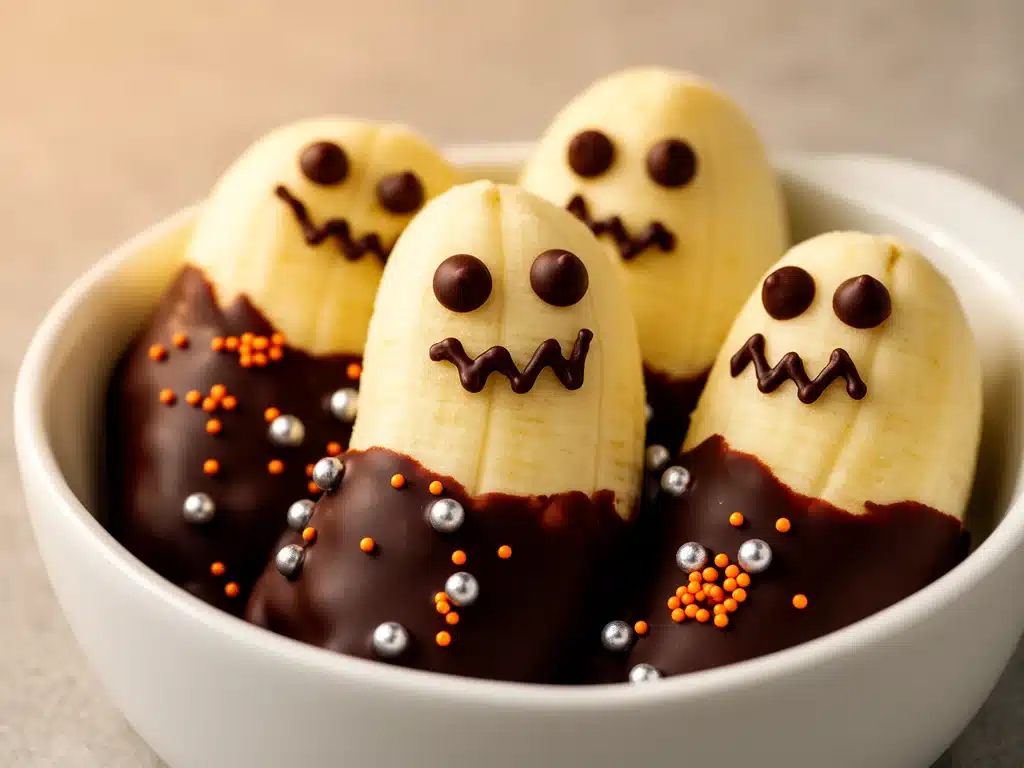 Halloween Geister-Bananen - featured image