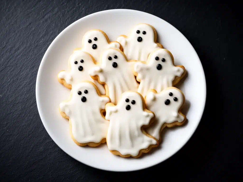 Halloween Geisterkekse: 5 Einfache Spuk-Rezepte 4 Halloween Geisterkekse preparation steps