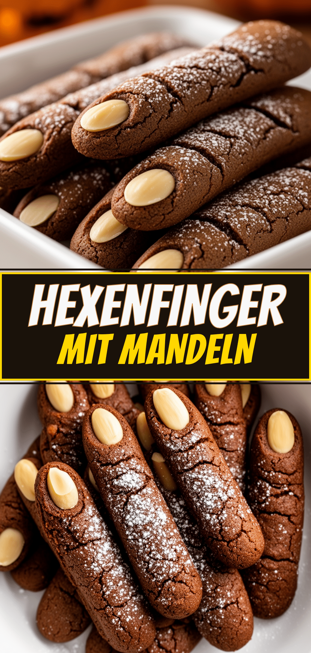 Halloween Hexenfinger-Kekse mit Mandeln: 5 einfache Rezepte 5 Halloween Hexenfinger-Kekse mit Mandeln recipe