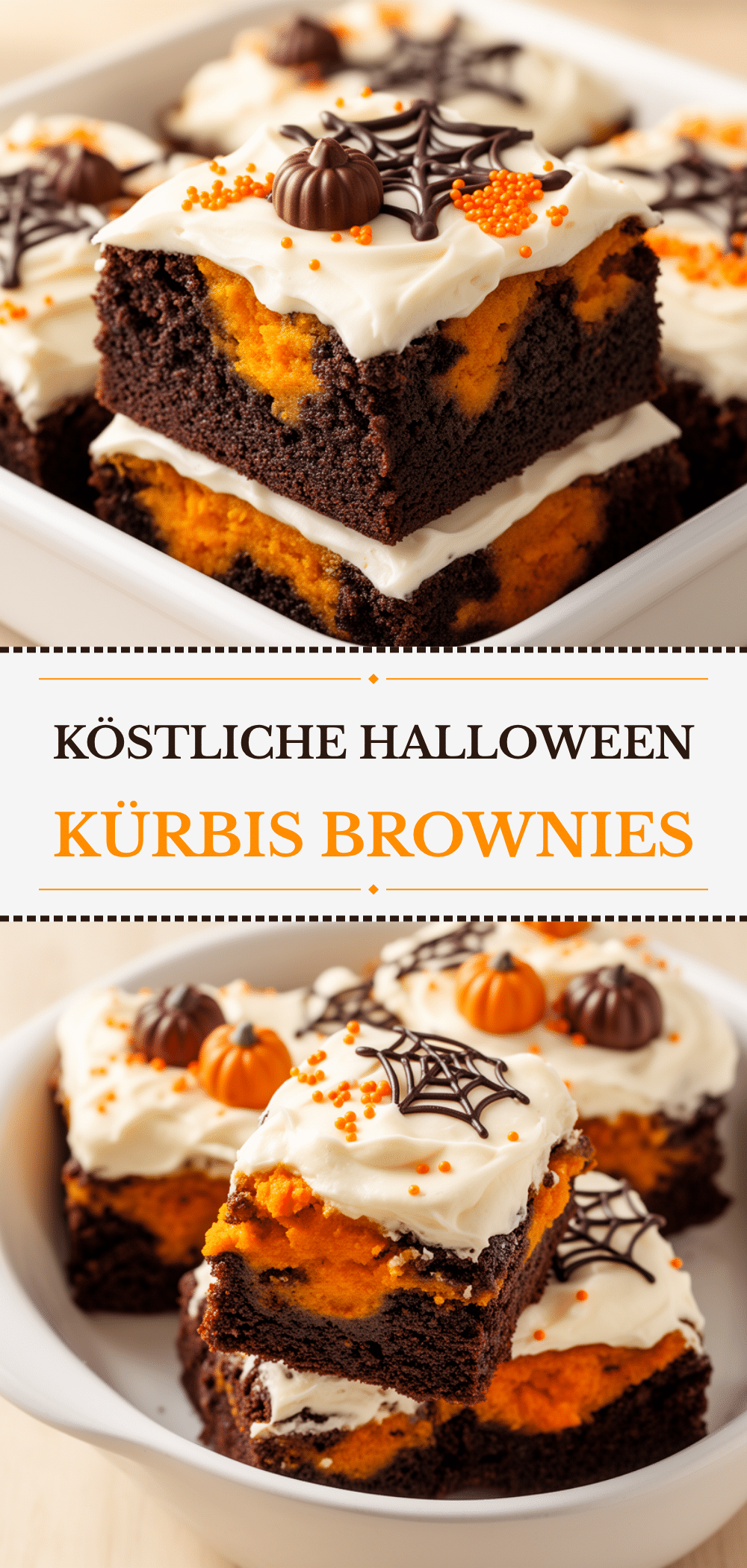 Halloween Kürbis Brownies: 5 Einfache Schritte 5 Halloween Kürbis Brownies recipe