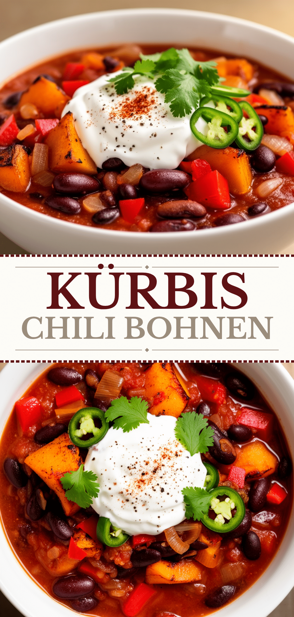 Cremiges Halloween Kürbis Chili: Das beste 1-Pfannen Rezept 5 Halloween Kürbis Chili recipe