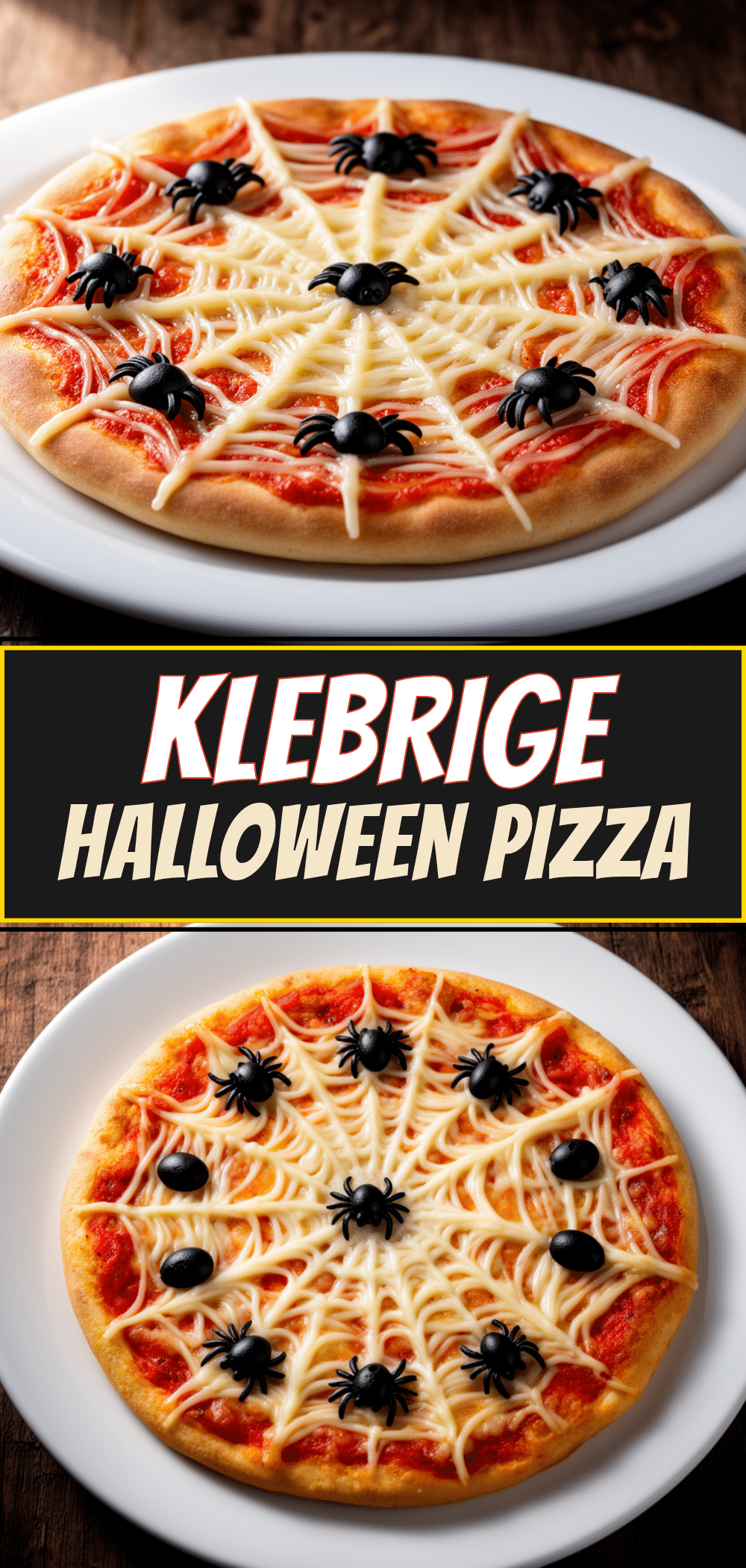 Halloween Spinnennetz-Pizza: 5 Min. Spukig Leckere Party-Snack 5 Halloween Spinnennetz-Pizza recipe