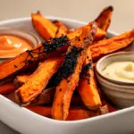 Halloween Süßkartoffel Fritten - featured image