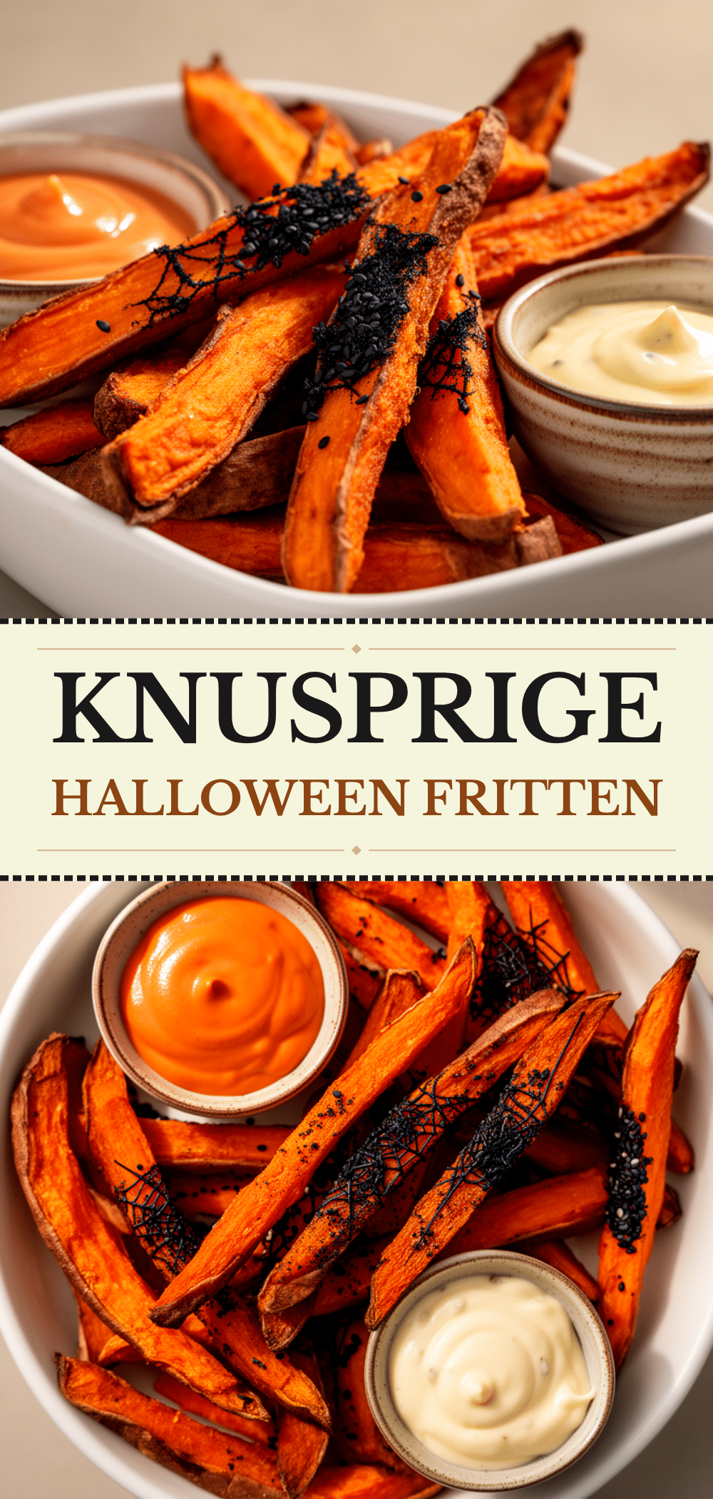 Halloween Süßkartoffel Fritten: 3 Easy & Knusprige Spooky Snacks 5 Halloween Süßkartoffel Fritten recipe