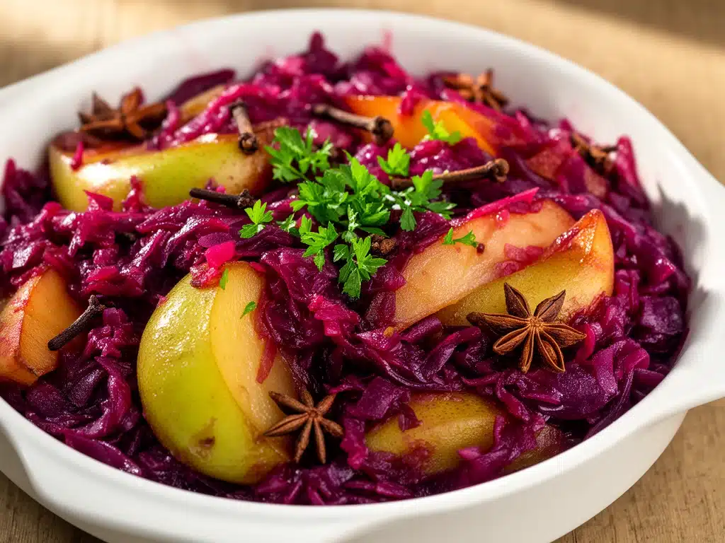 Herbstliche Birnen-Rotkohl-Pfanne - featured image