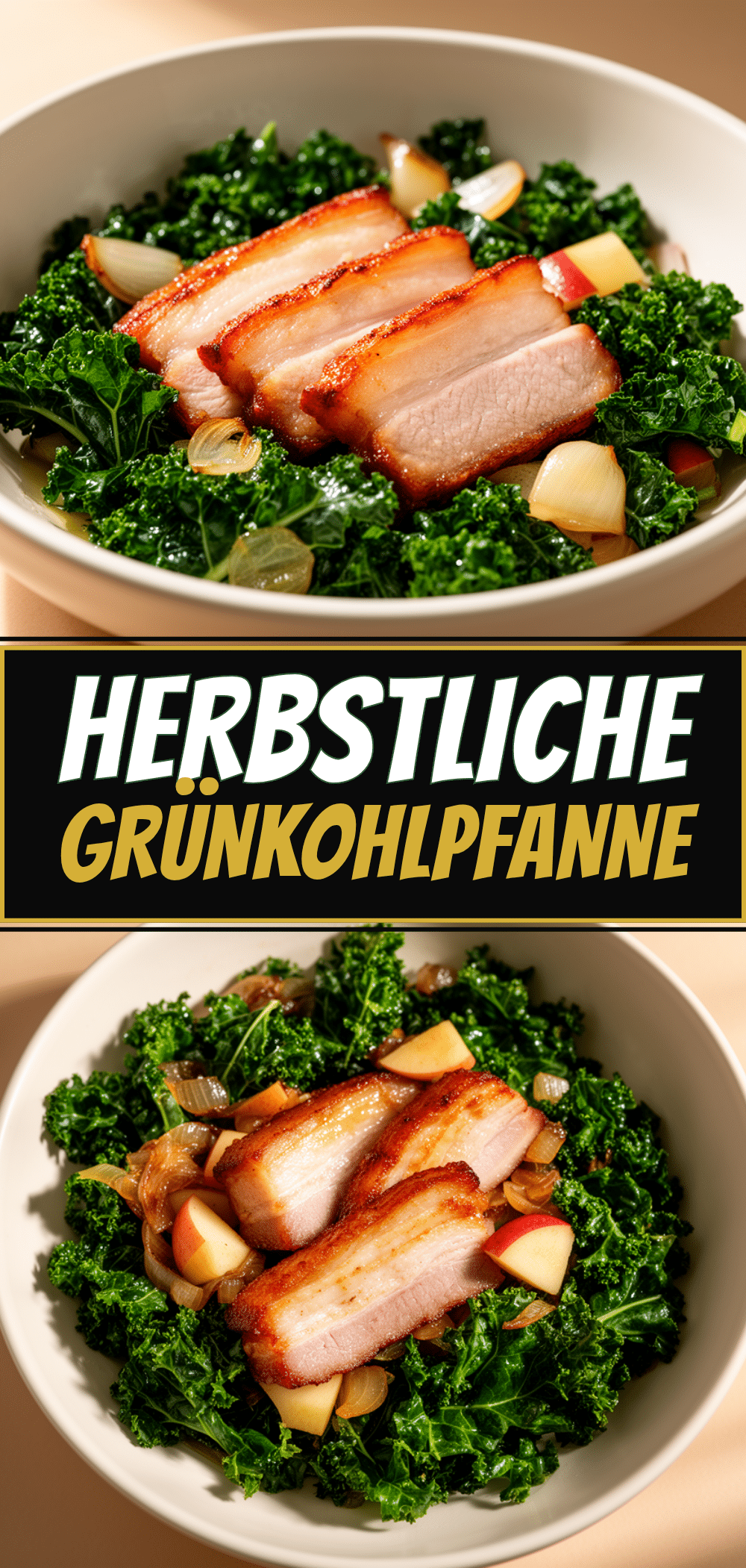 Herbstliche Grünkohl-Pfanne mit Kassler: Das beste schnelle Rezept 5 herbstliche Grünkohl-Pfanne mit Kassler recipe