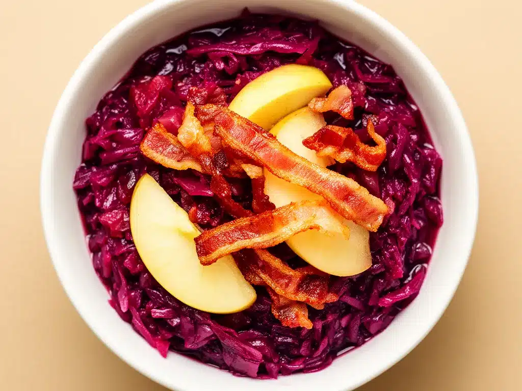 Herbstlicher Apfel-Rotkohl mit Speck: 5 Schritte zum Perfekten 4 herbstlicher Apfel-Rotkohl mit Speck preparation steps