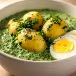 Hessische Grüne Soße mit Kartoffeln - featured image