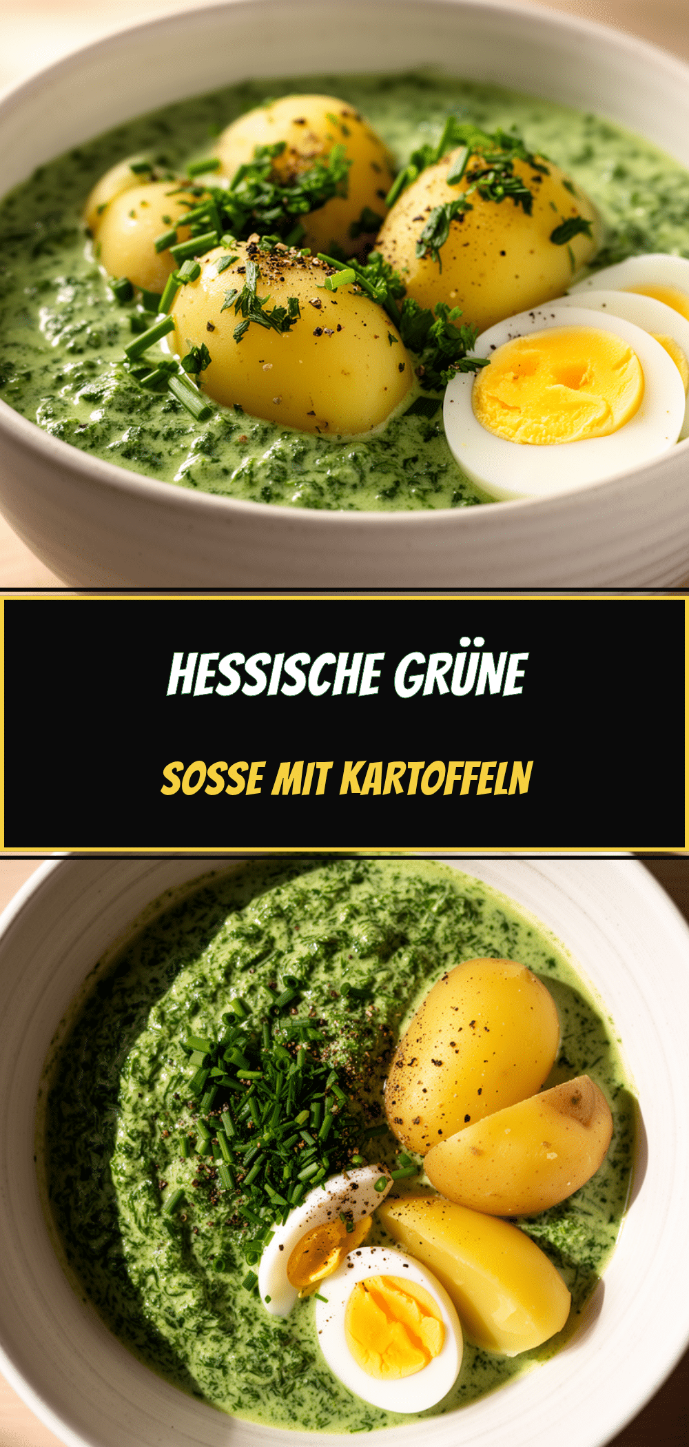 Hessische Grüne Soße mit Kartoffeln: 20 Min 5 Hessische Grüne Soße mit Kartoffeln recipe