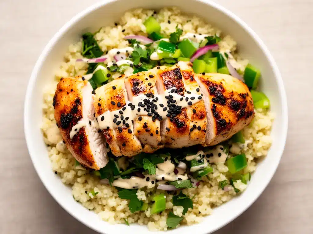 Keto Blumenkohlreis-Bowl: 20 Min. Perfekt 4 Keto Blumenkohlreis-Bowl preparation steps
