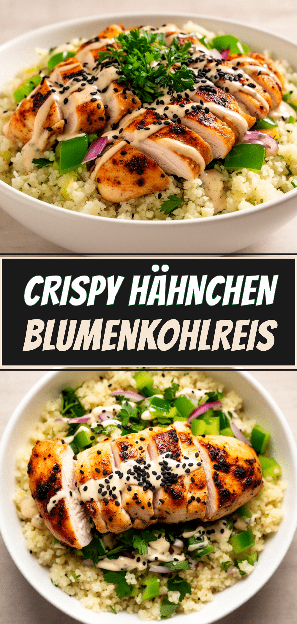 Keto Blumenkohlreis-Bowl: 20 Min. Perfekt 5 Keto Blumenkohlreis-Bowl recipe