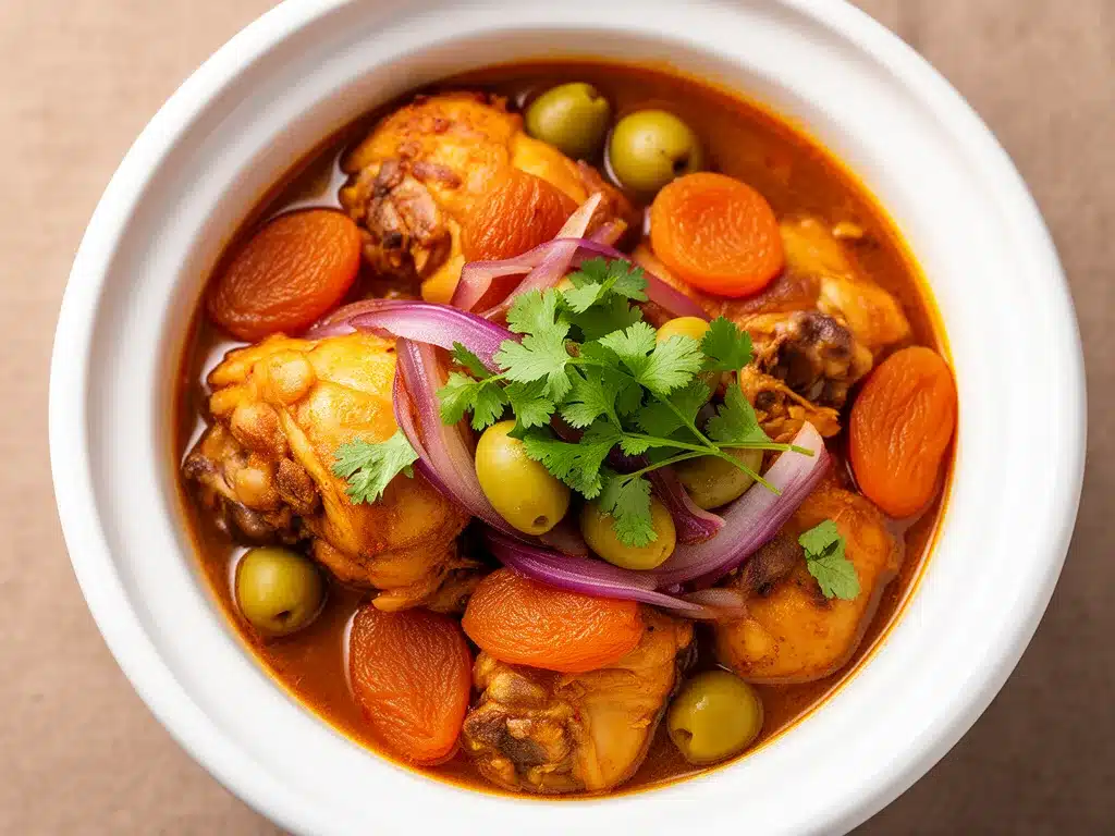 Marokkanisches Hähnchen-Tagine mit Aprikosen: Das perfekte Rezept 4 Marokkanisches Hähnchen-Tagine mit Aprikosen preparation steps