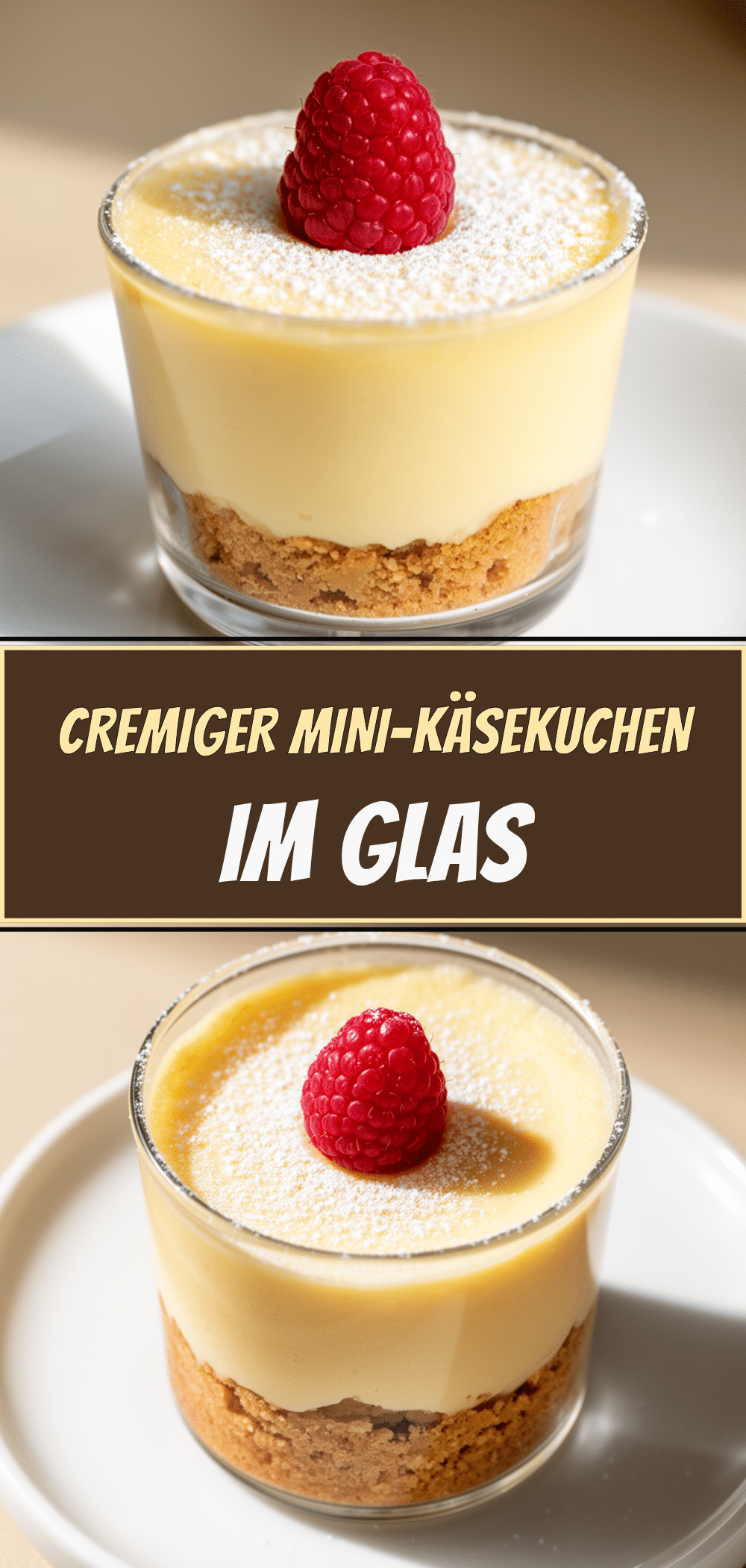 Mini-Käsekuchen im Glas: Cremig, einfach & in 15 Min 5 Mini-Käsekuchen im Glas recipe