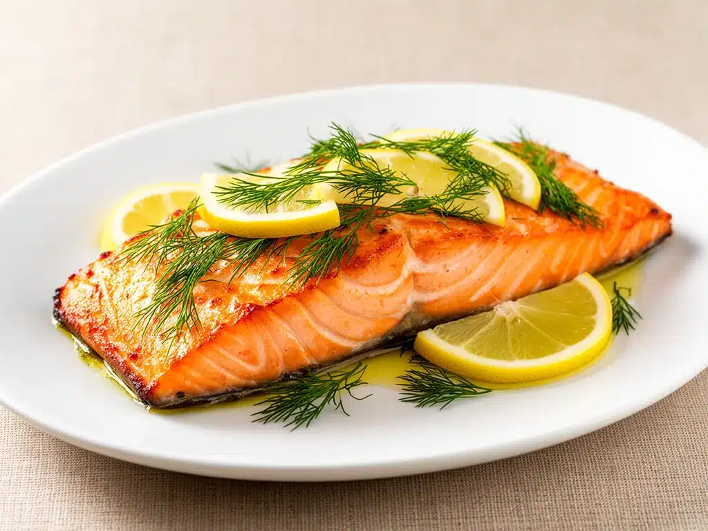 Ofenlachs mit Zitrone und Dill - featured image