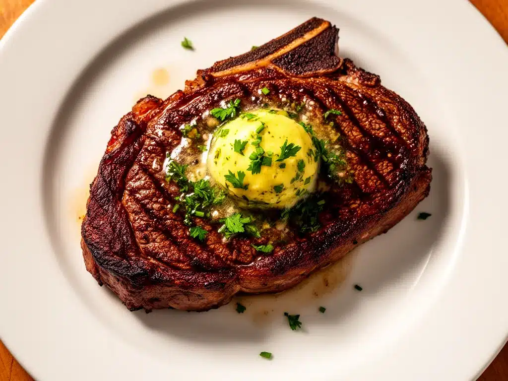 Perfektes Steak mit Kräuterbutter: Das beste 15-Minuten-Rezept 4 Perfektes Steak mit Kräuterbutter preparation steps