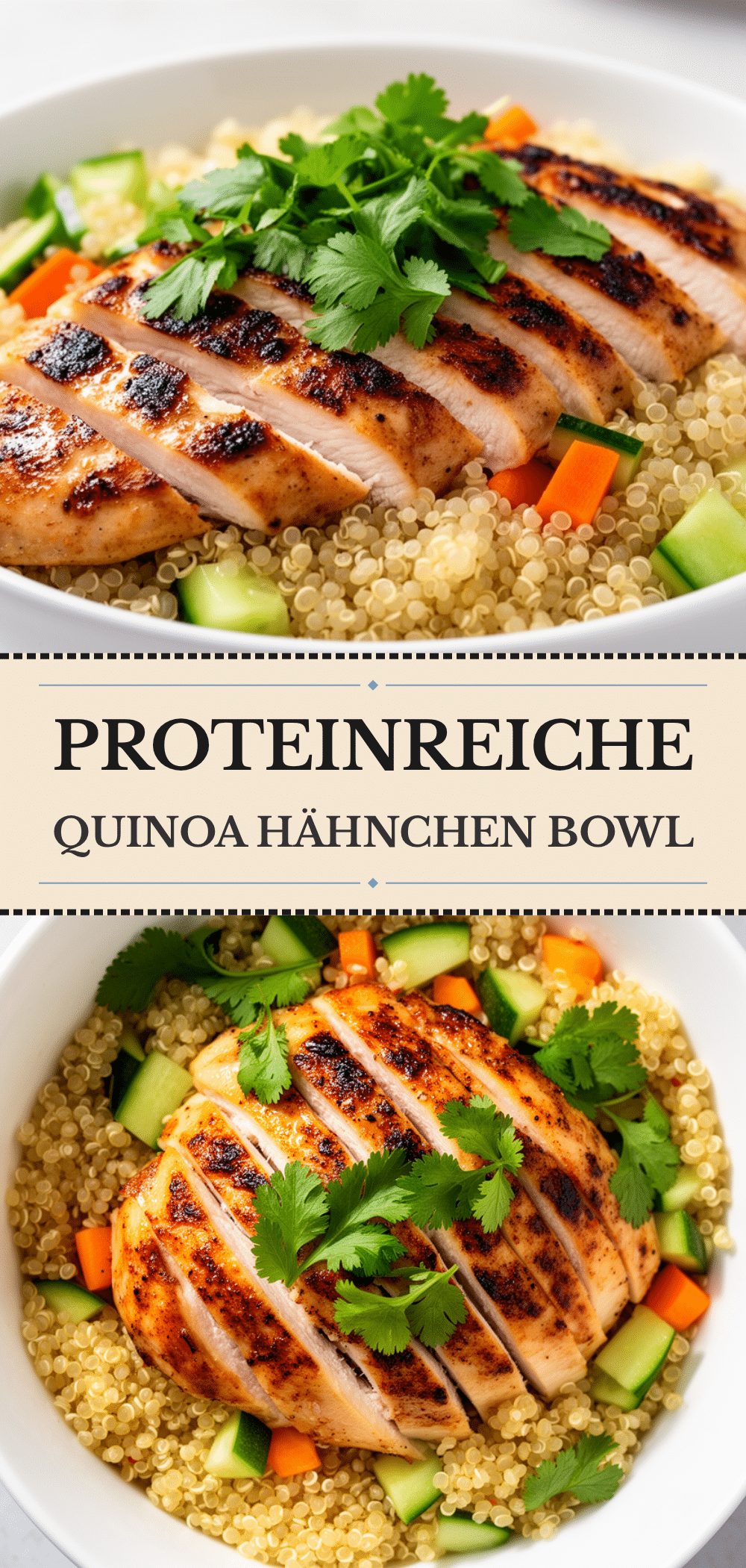 Proteinreiche Hähnchen Bowl: Die 25 Min. Healthy Meal 5 proteinreiche Hähnchen Bowl recipe