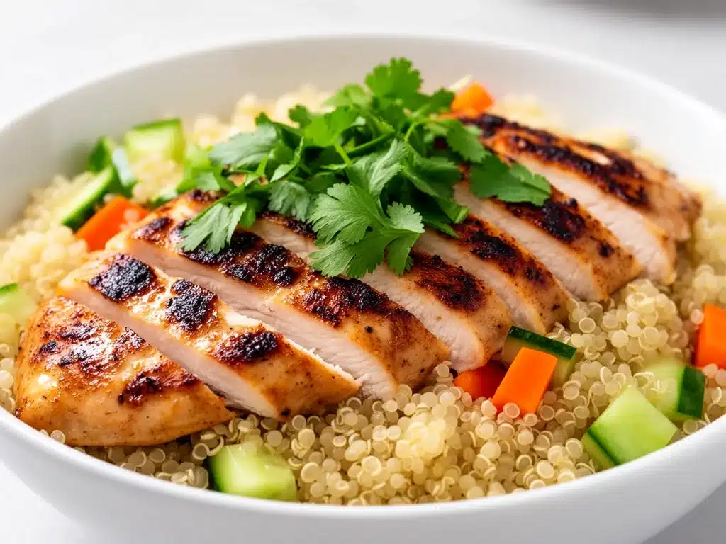 proteinreiche Hähnchen Bowl - featured image