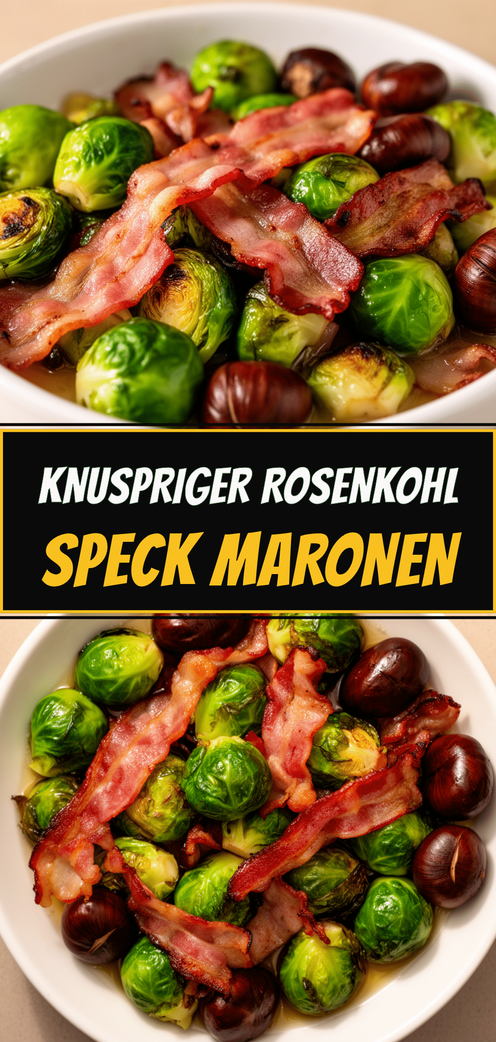 Rosenkohl-Pfanne mit Speck und Maronen: Einfach & Knusprig 5 Rosenkohl-Pfanne mit Speck und Maronen recipe