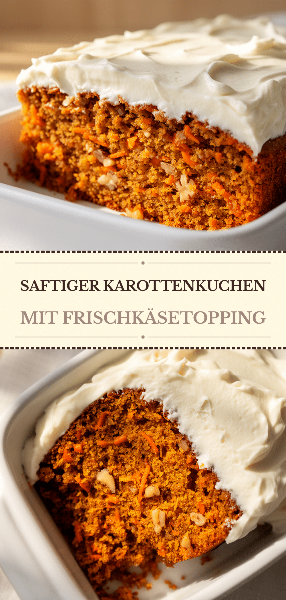 Saftiger Karottenkuchen mit Frischkäse: Der beste Rezept 5 Saftiger Karottenkuchen mit Frischkäse recipe