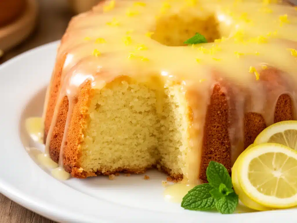 Saftiger Zitronen Rührkuchen - featured image