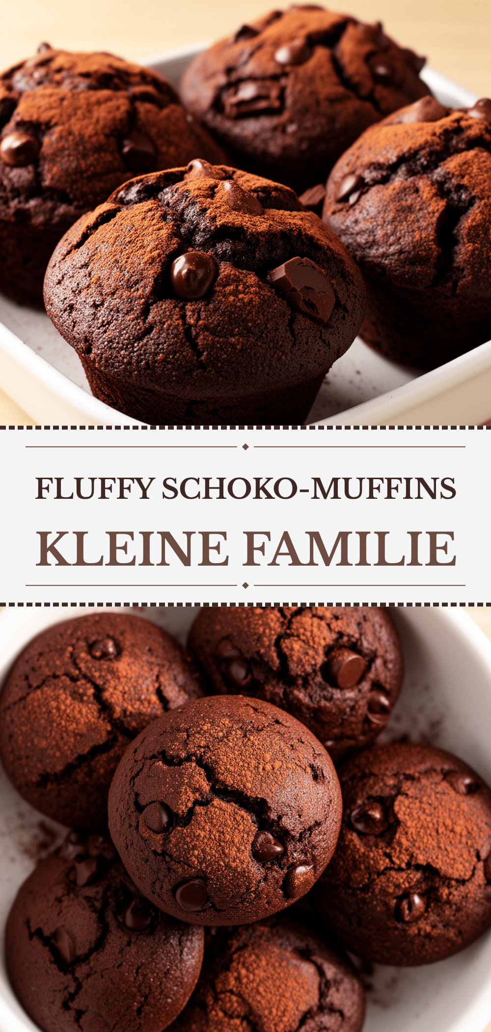 Schoko-Muffins: 5 einfache Muffins für Kinder 5 Schoko-Muffins für Kinder recipe