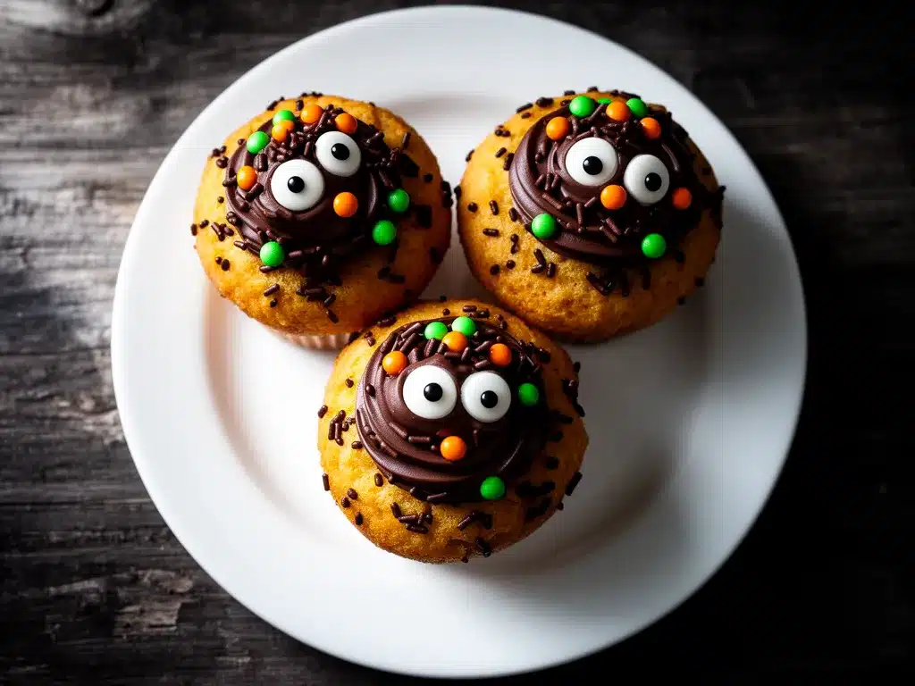 Spukige Halloween Muffins: Easy & Fertig in 20 Min 4 spukige Halloween Muffins preparation steps