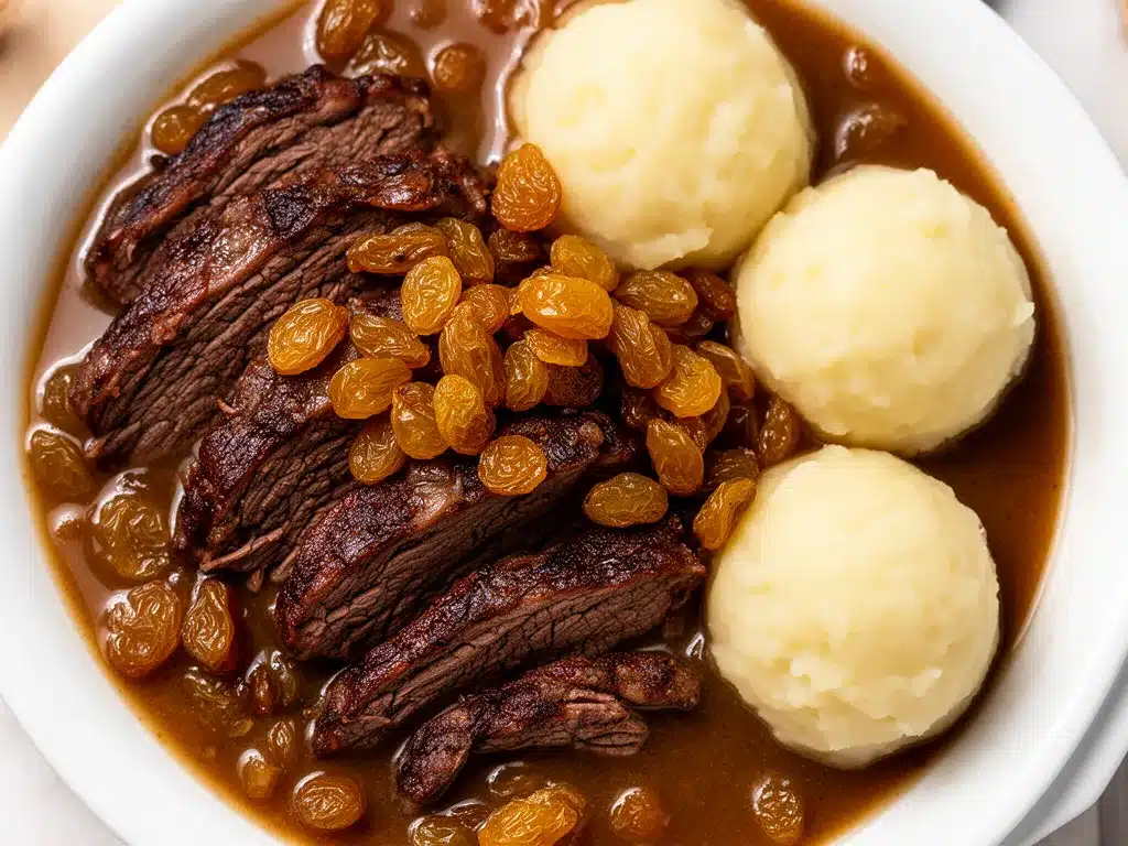 Traditioneller Sauerbraten: 5-Sterne Rezept mit Klößen 4 Traditioneller Sauerbraten preparation steps