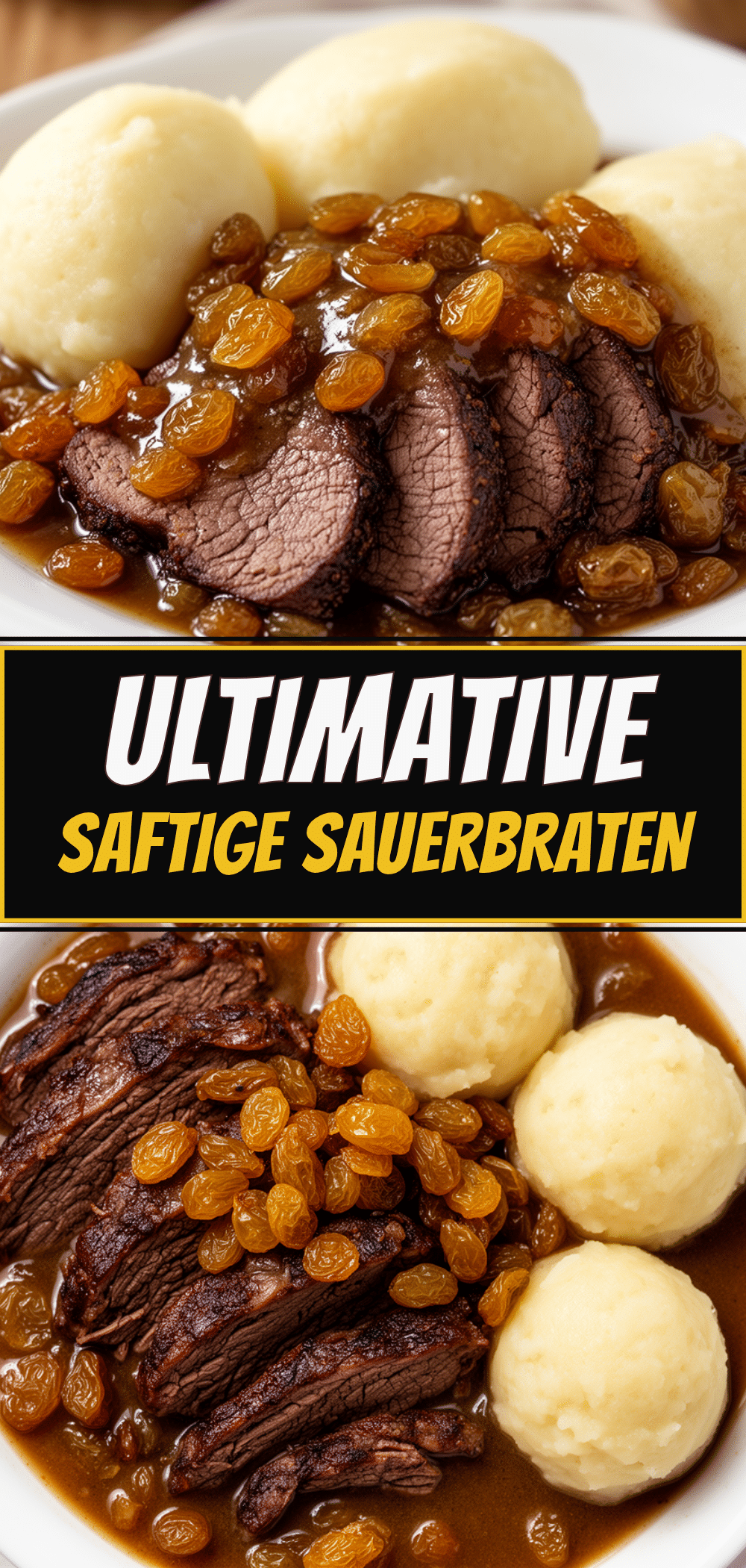 Traditioneller Sauerbraten: 5-Sterne Rezept mit Klößen 5 Traditioneller Sauerbraten recipe