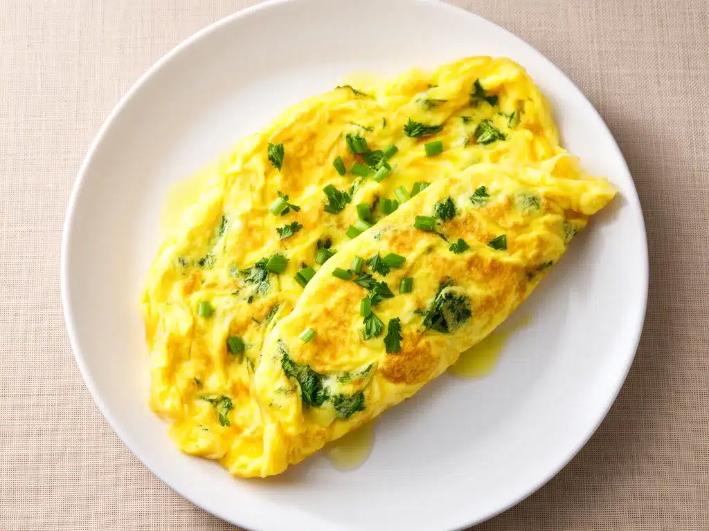Ultra fluffiges Kräuter Omelett in 5 Min: Das perfekte Rezept 4 ultra fluffiges Kräuter Omelett preparation steps