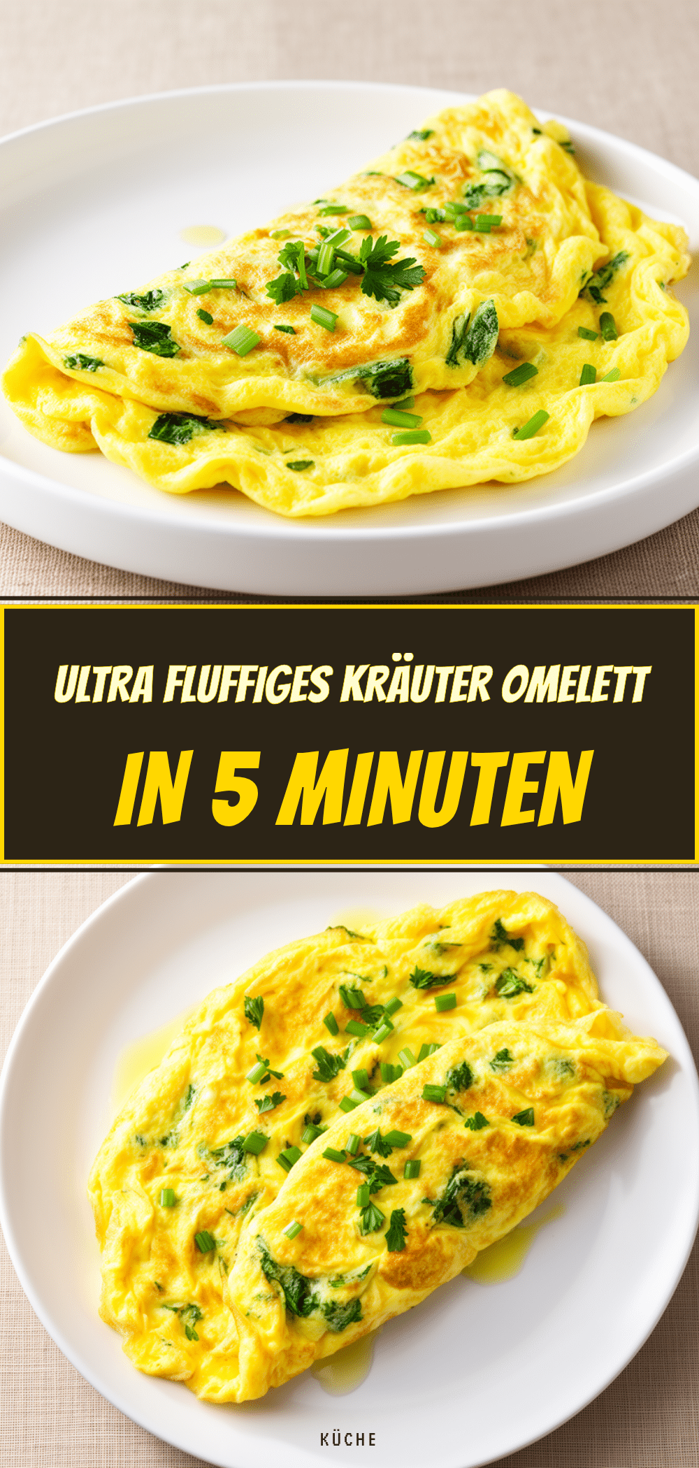 Ultra fluffiges Kräuter Omelett in 5 Min: Das perfekte Rezept 5 ultra fluffiges Kräuter Omelett recipe