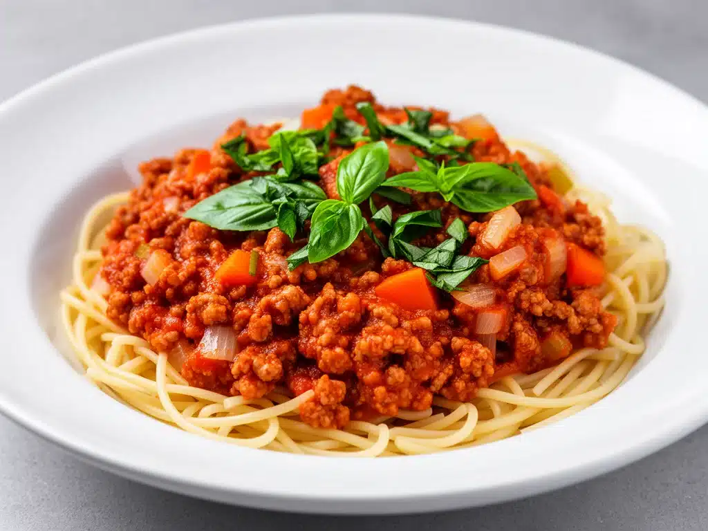 vegane Bolognese mit Sojahack - featured image