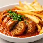 vegane Linsen-Currywurst - featured image