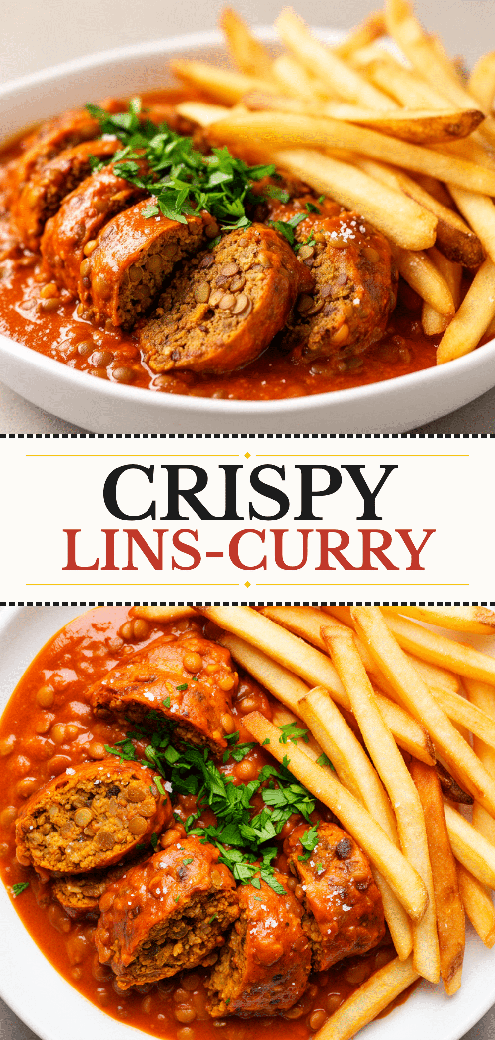 Vegane Linsen-Currywurst: 5 Min. einfaches Rezept 5 vegane Linsen-Currywurst recipe
