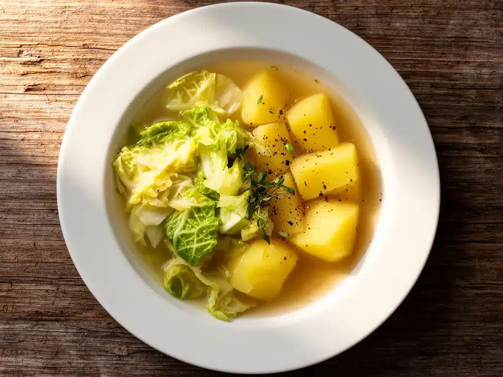 Wirsing-Eintopf mit Kartoffeln: Das perfekte 30-Minuten-Rezept 4 Wirsing-Eintopf mit Kartoffeln preparation steps