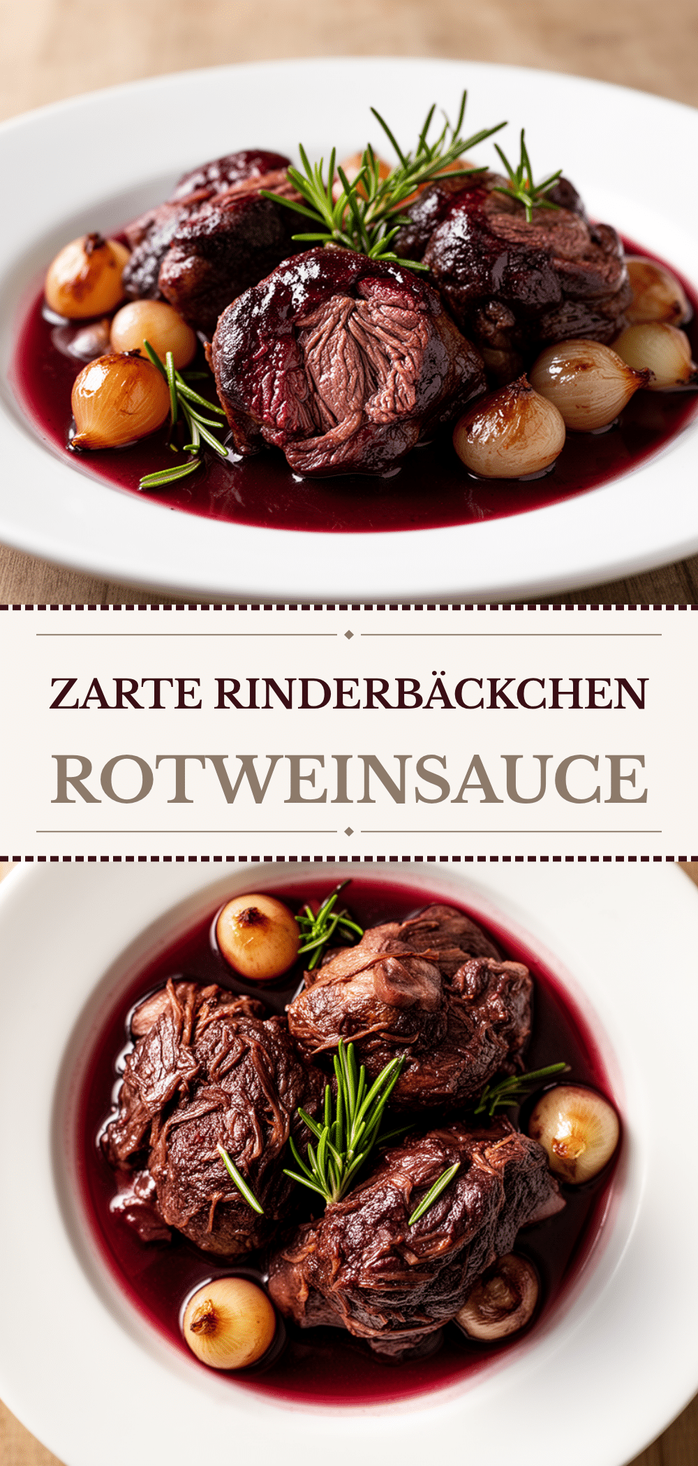 Zart geschmorte Rinderbäckchen in Rotwein: Das perfekte Rezept 5 zart geschmorte Rinderbäckchen in Rotwein recipe