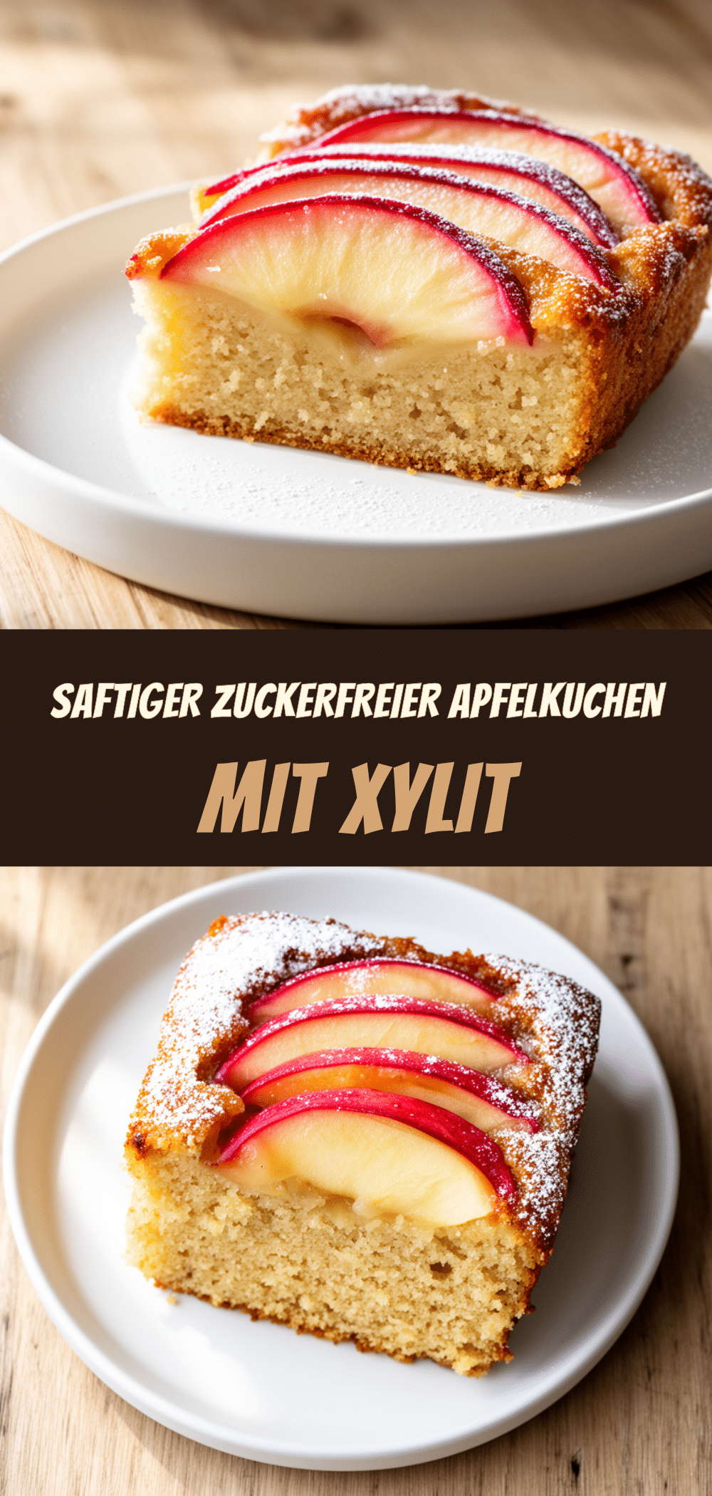 Zuckerfreier Apfelkuchen: 10 Min. Rezept mit Xylit 5 zuckerfreier Apfelkuchen mit Xylit recipe